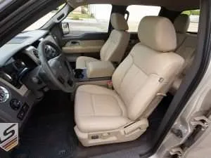 Alternative view of front driver's seat with leatherseats.com upholstery