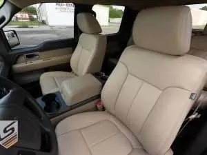 2009-2014 Ford F-150 with leather seats - Front row