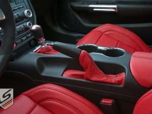 Custom small part covers in leather