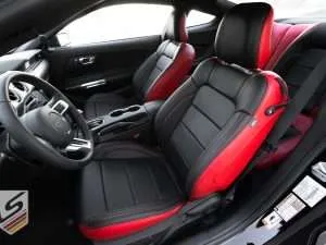 2015-2022 Ford Mustang GT with three-tone leather seats