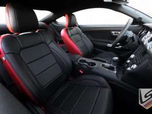 Front backrest section up of front passenger seat