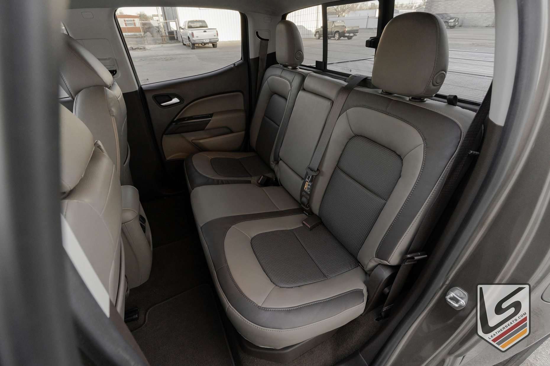 GMC Canyon rear leather seats - installed