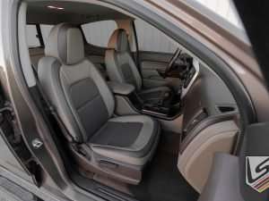 leatherseats.com custom leather interior for GMC Canyon - Front passenger seat