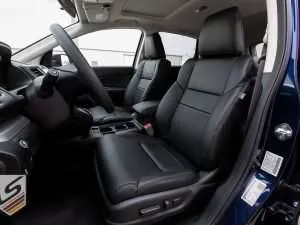 2015-2016 Honda CR-V with custom Black leather seats and matching stitching