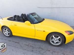 2000-2005 Honda S2000 Convertible Exterior with installed leatherseats.com upholstery