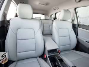 2016-2018 Hyundai Tucson with custom leather interior in Ash