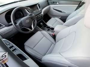 Top-down view of front driver's seat