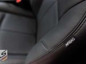 Matching Black stitching with side airbag tag