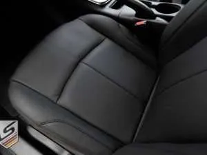 Black leather seat cushion for Nissan Sentra