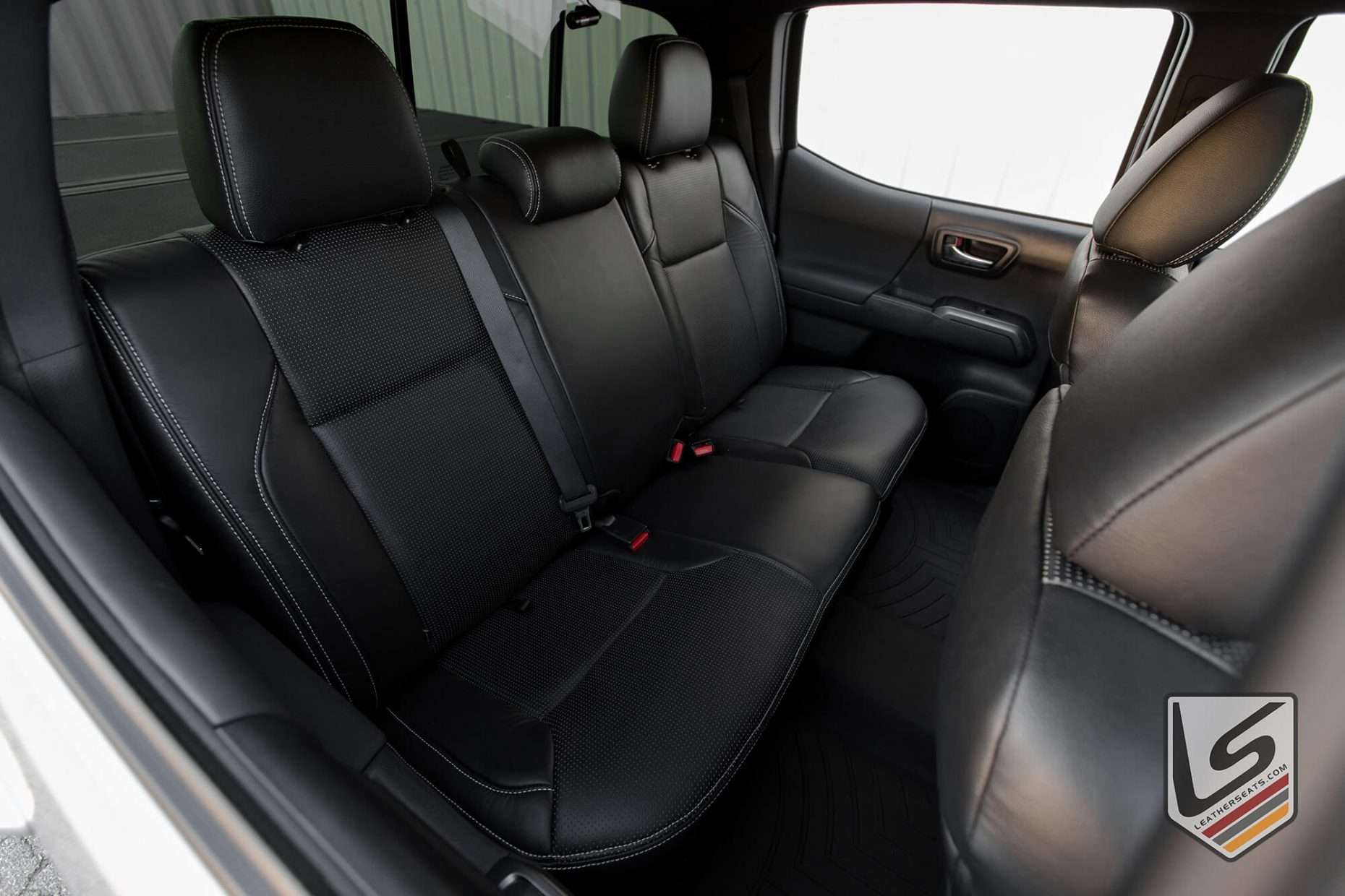 Rear leather seats from passenger side