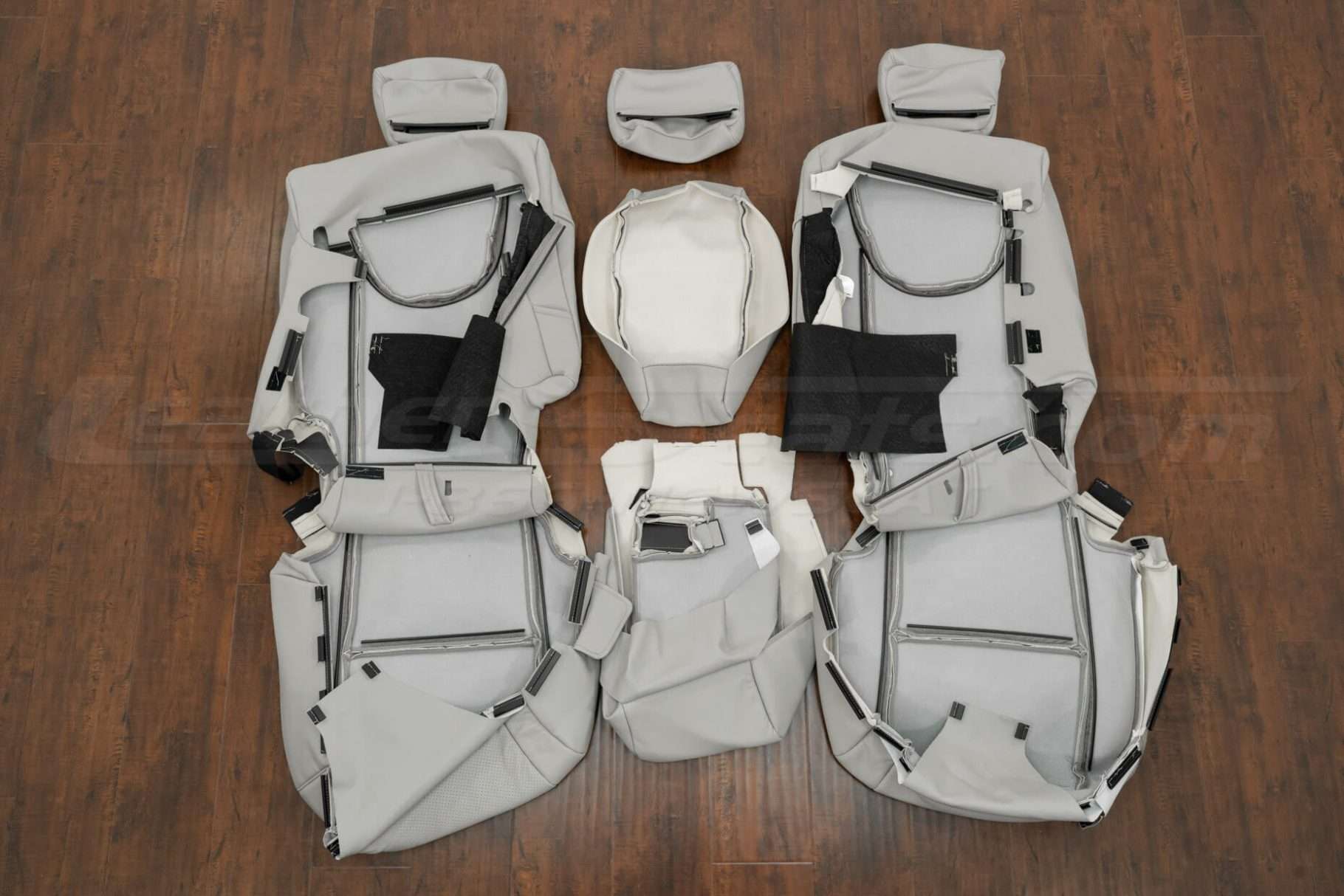 Back view of rear seat upholstery for Lexus RX350