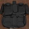 Chrysler 300 Leather Upholstery Kit - Black - Rear seat upholstery w/ armrest and bolsters