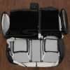 Back view of rear seat upholstery and bolsters