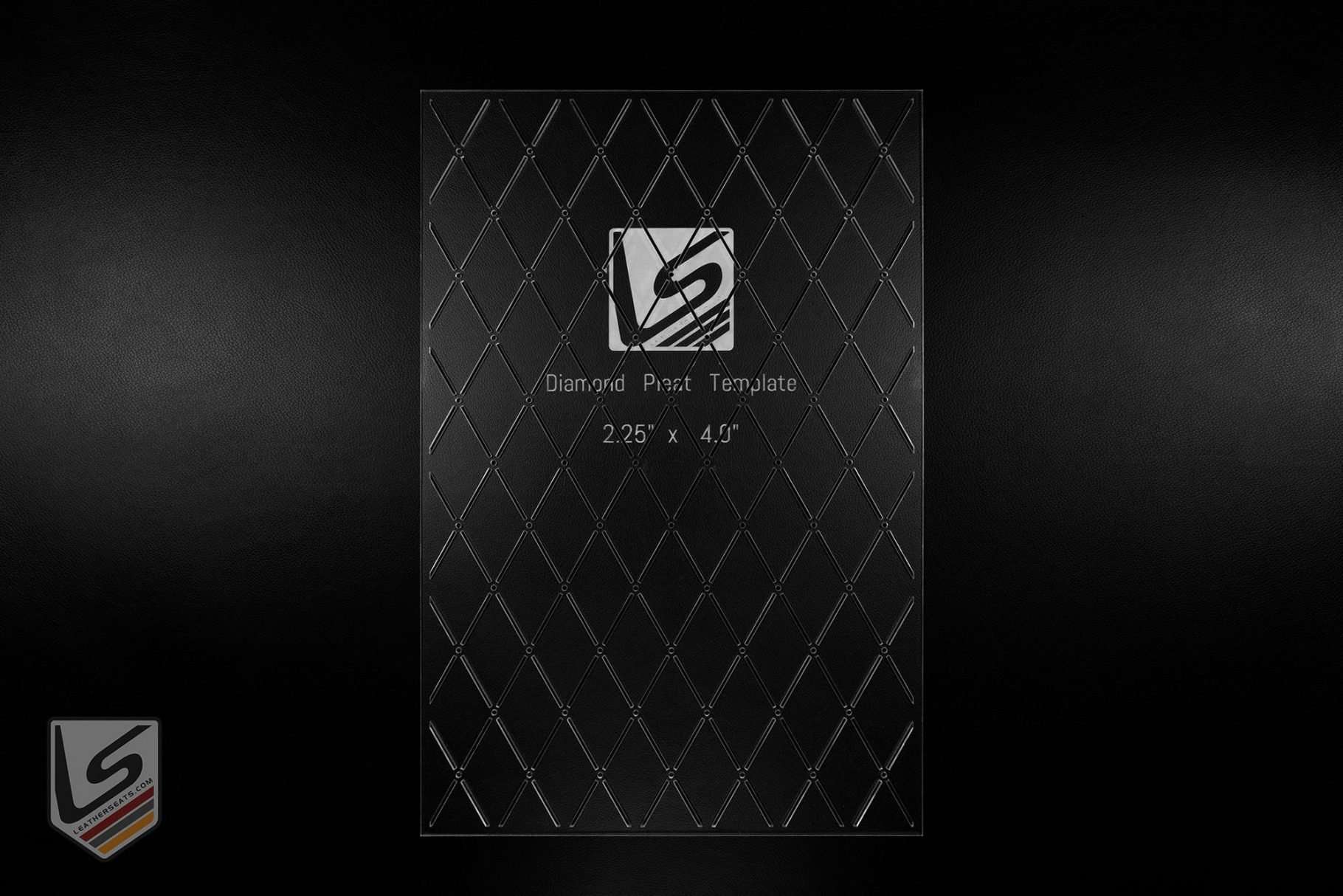 2.25x4'' Diamond Pleat AcrylicTemplate