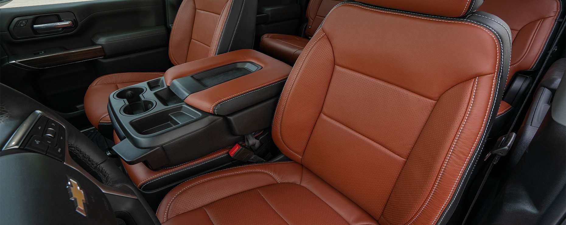 Black and Mitt Brown Silverado Leather Seats - Package Image