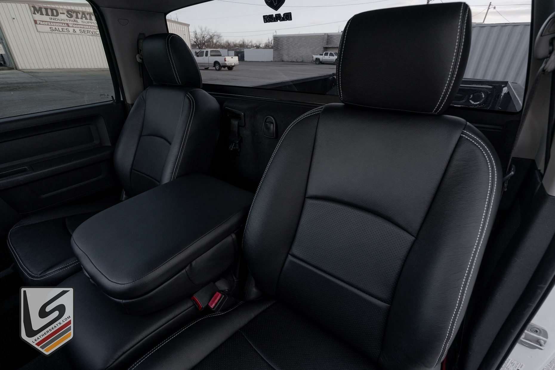 Dodge Ram Reg Cab front backrest and headrest of driver's seat
