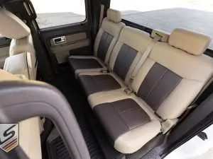 Ford F-150 SuperCrew leather 60/40 split rear seats /