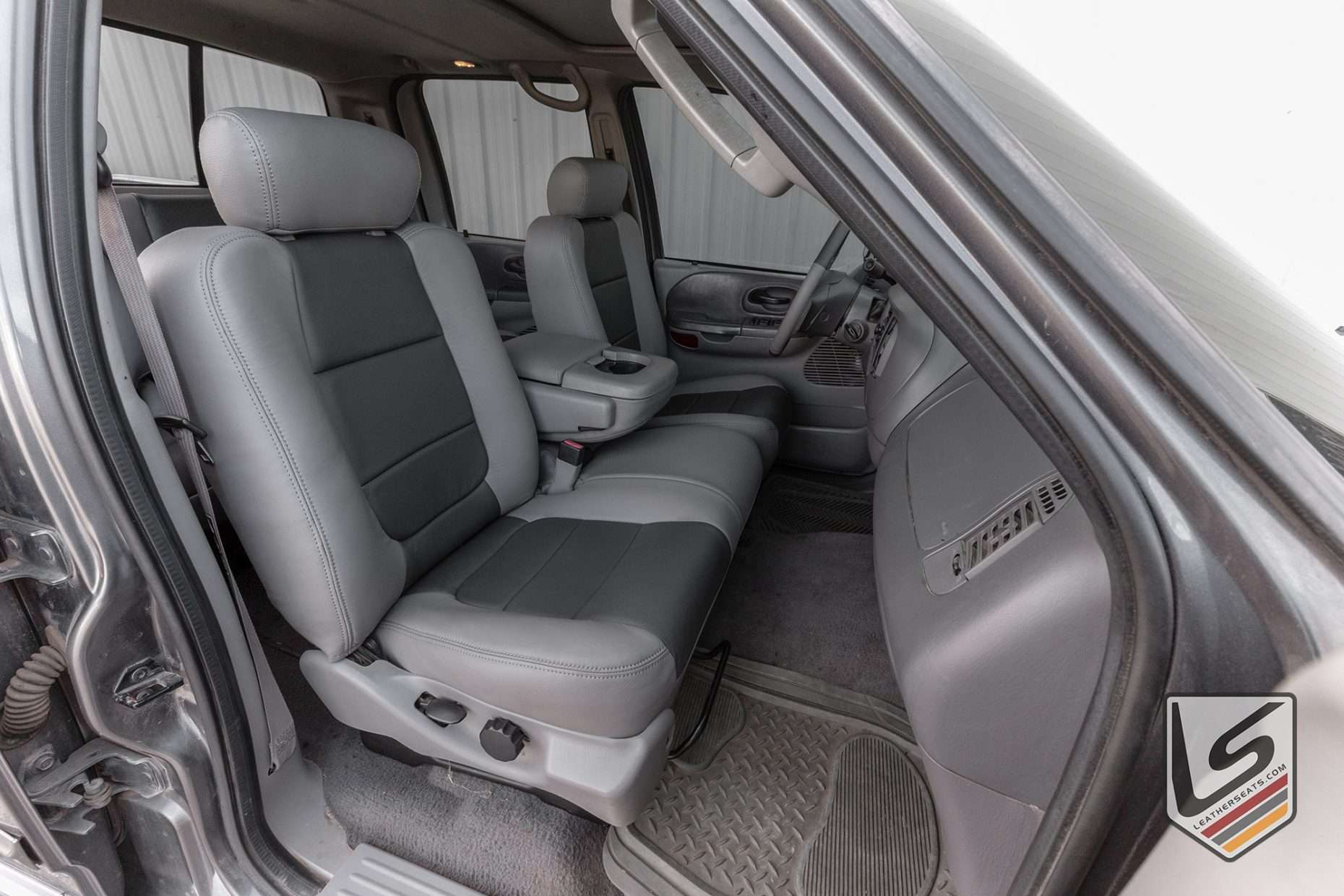 Wide view of front passenger seat