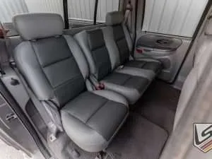 2003 Ford F-150 SuperCrew Lariat iwith Stone and Graphite leather seats - rear seat from passenger side