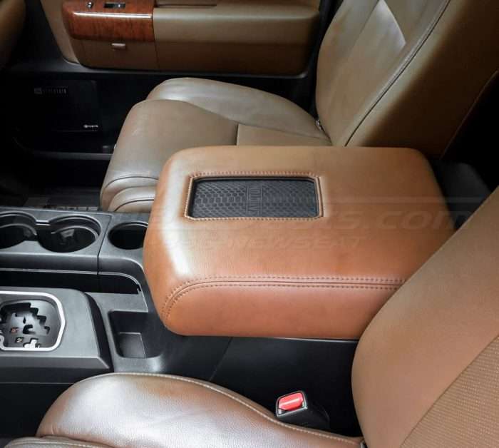 Alternate view of Toyota Sequoia charging console