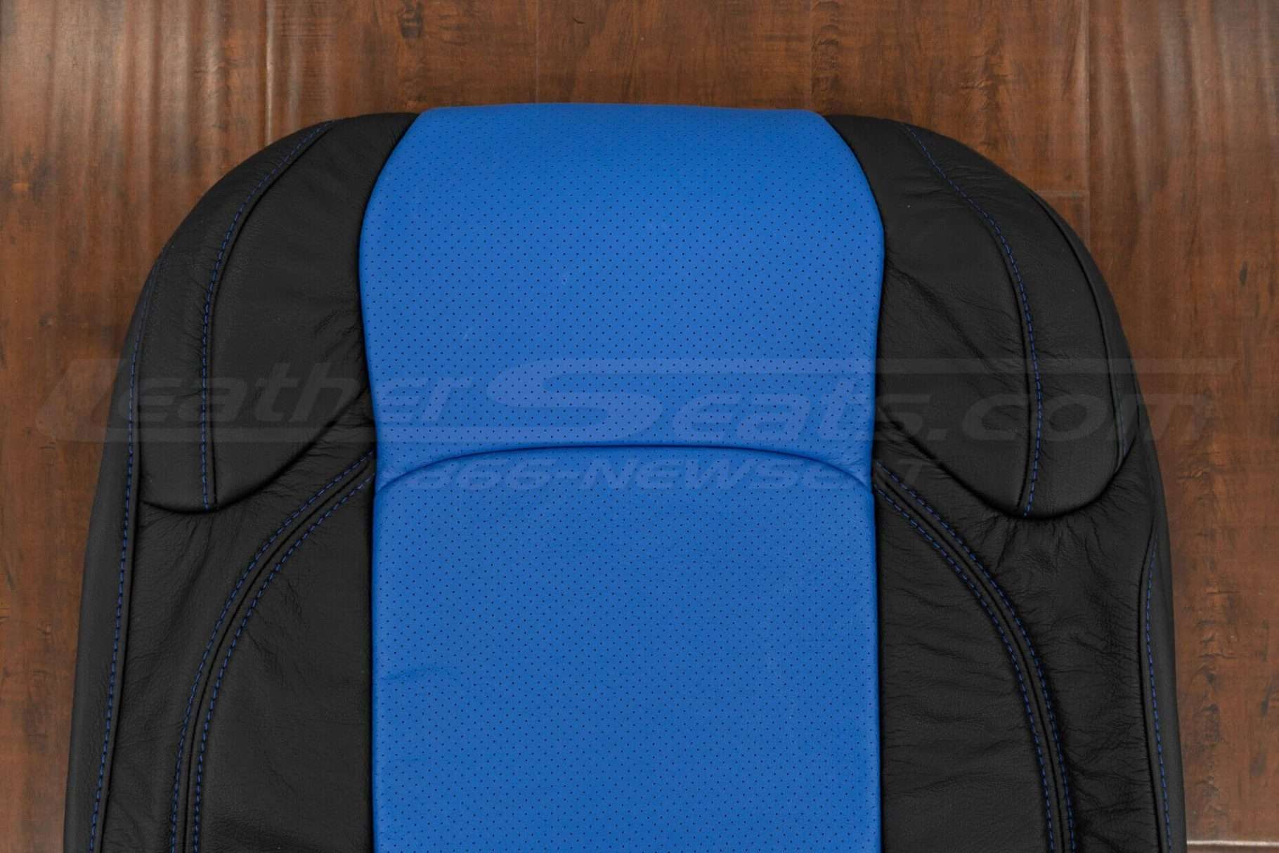 Upper section of front backrest