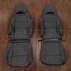 Subaru Impreza WRX Sedan Leather Seat Kit - Dark Graphite - Front seat upholstery