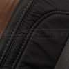 Charcoal double-stitching