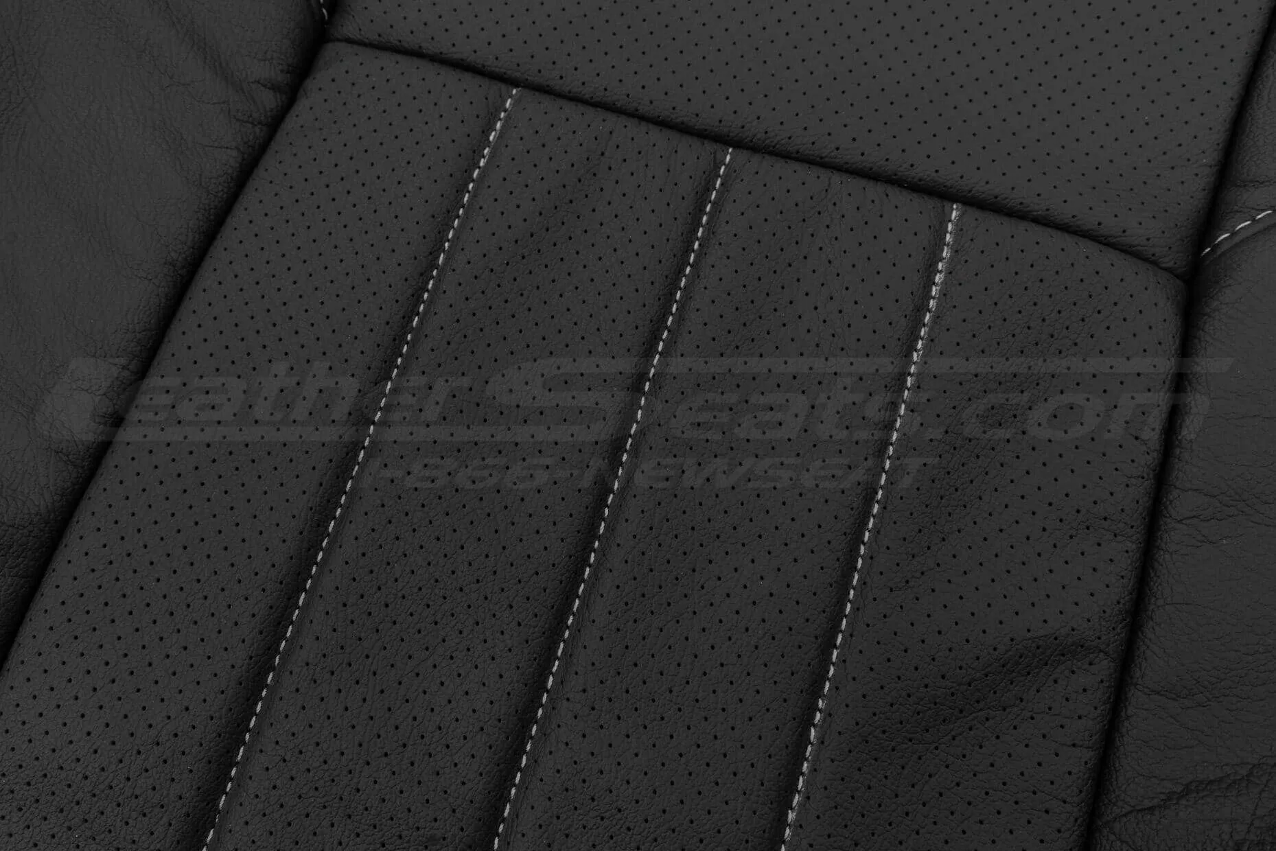Body Perforation and leather texture close-up
