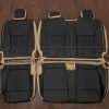 Bisque with Black Facings Ford F-150 leather seat kit