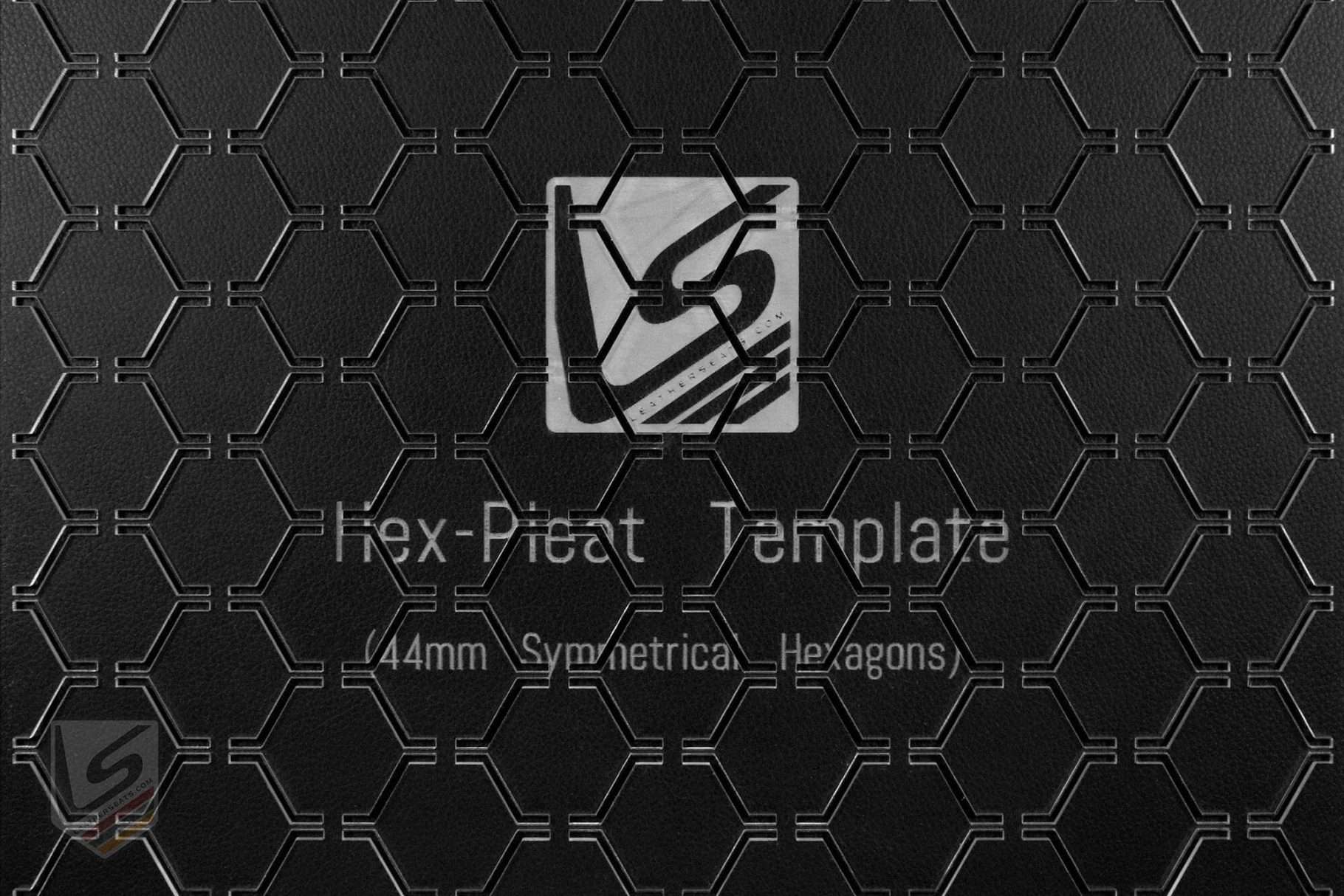 44mm Symmetrical Hex Stitching Template close-up