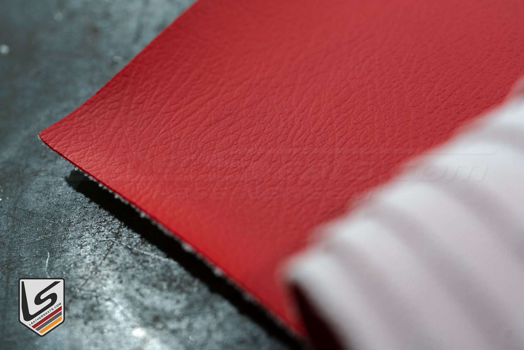 Automotive Vinyl grain and texture close-up
