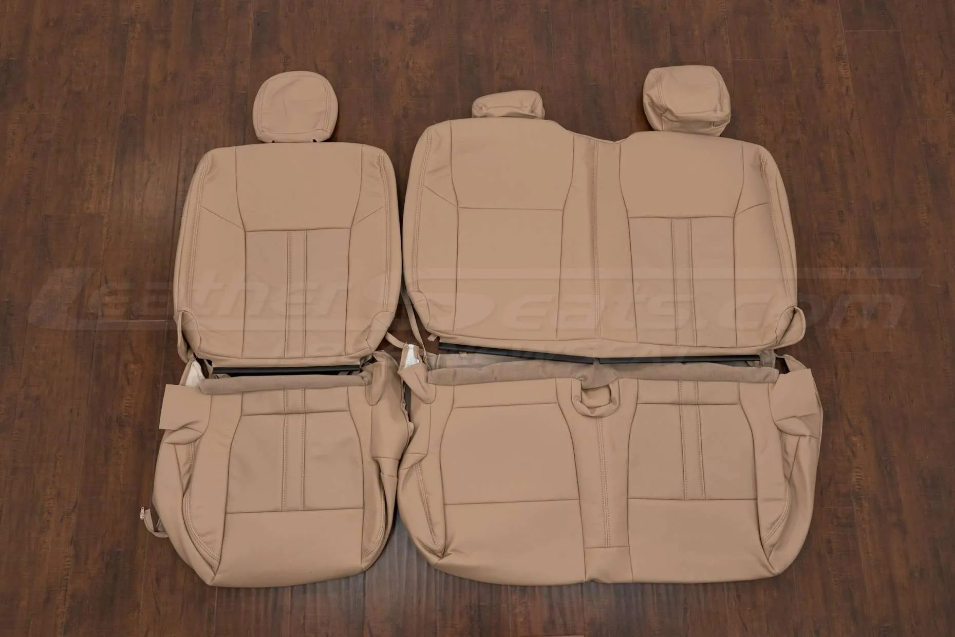 Ford F-150 Leather Seat Kit- Bisque - Rear seat upholstery