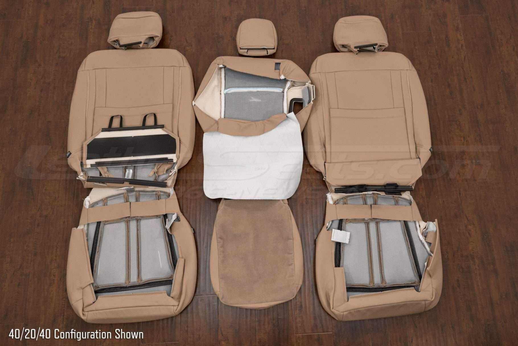 Back view of 40/20/40 upholstery