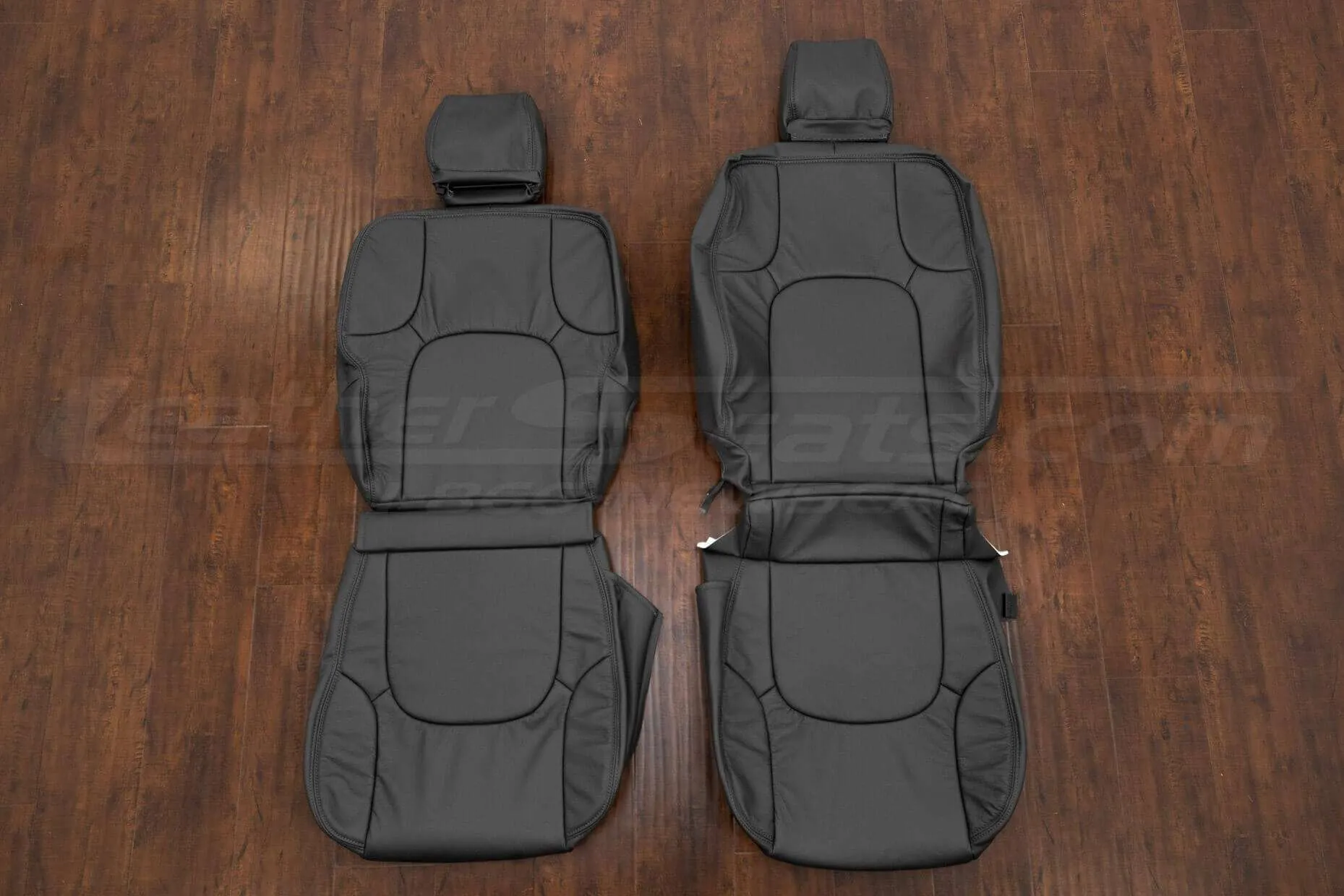 Nissan Frontier King Ca Leather Seat Kit - Graphite - Front seat upholstery