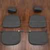 Nissan Frontier leather seat kit - Graphite - Rear Jump Seat upholstery