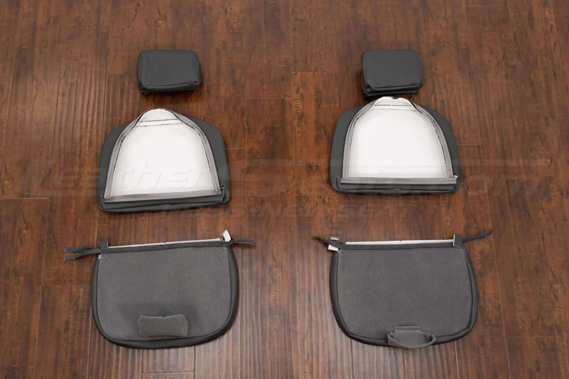 Back view of Jump Seat uphosltery