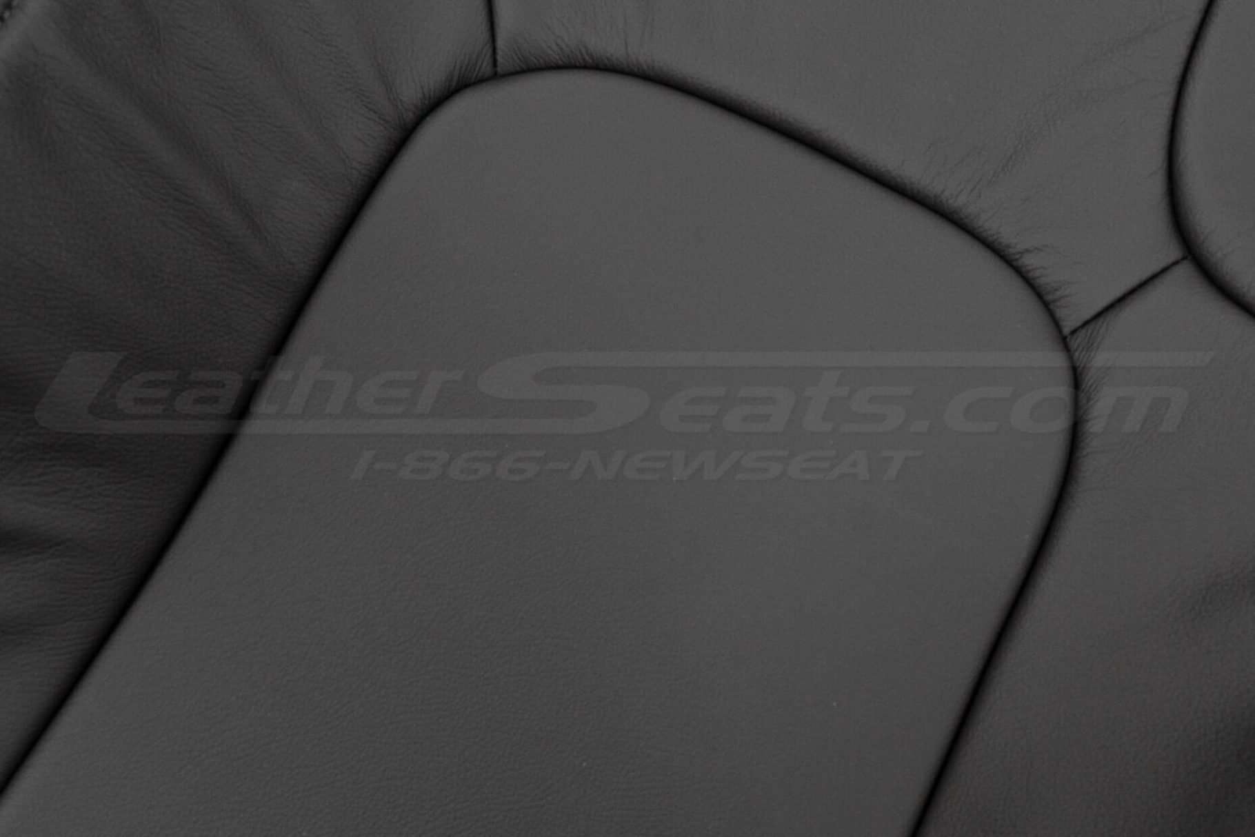 Graphite leather texture