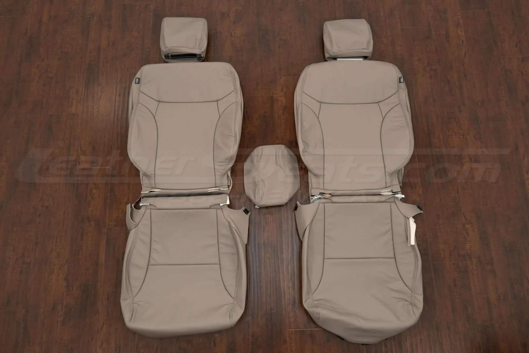 2014-2015 Honda Civic Sedan Leather Seat Kit - Fawn - Front seat upholstery
