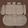 Honda Civic Sedan Leather Seat Kit - Fawn - Rear seat upholstery with Bolsters
