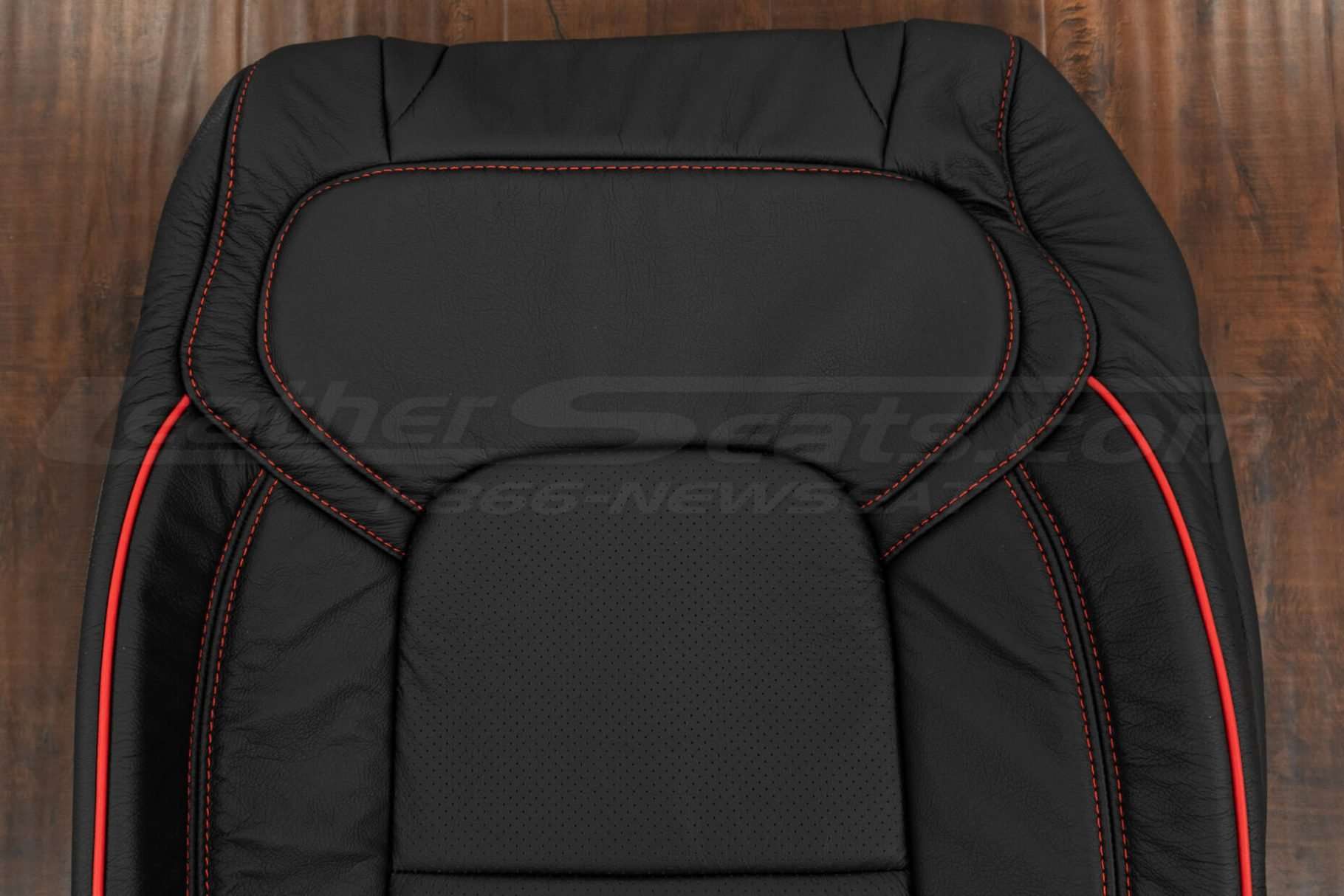 Upper section of front backrest