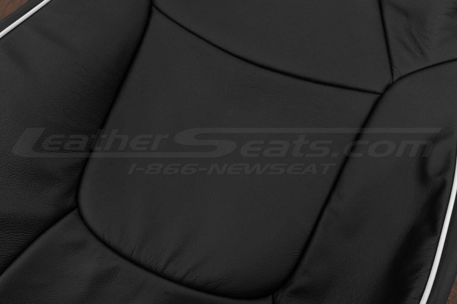 Backrest insert leather texture