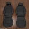 Chevrolet Silverado Leather Seat Kit - Black - Low Back Buckets seat configuration