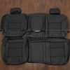 Chevrolet Silverado Leather Seat Kit - Black - Rear seat upholstery w/ Armrest