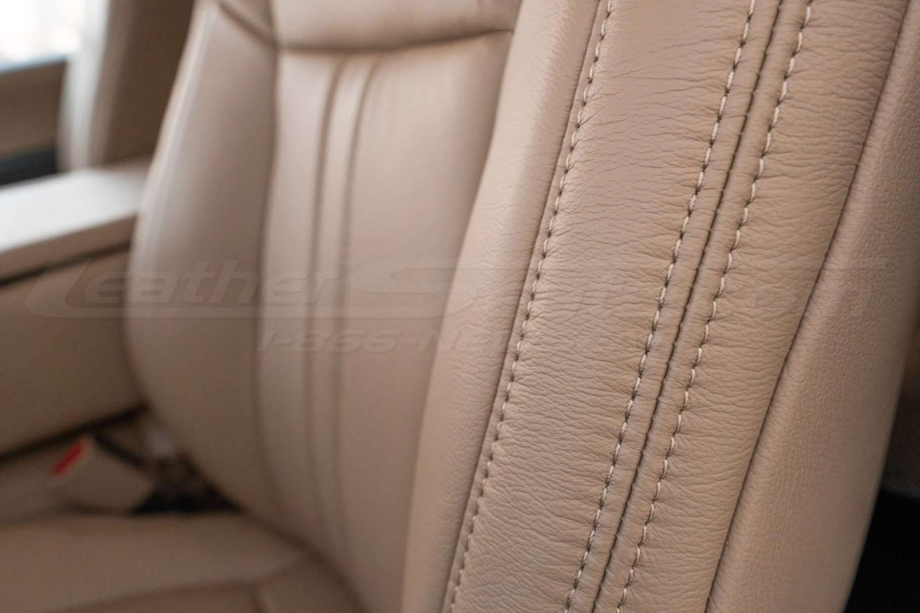 Matching double-stitching in Bisque