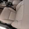 Driver seat backrest and cushion leather texture