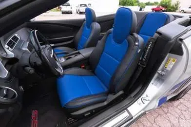 2010-2015 Chevrolet Camaro with installed leather seats - Featured Image
