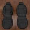 2003-2007 Honda Accord Sedan Leather Seat Kit - Black - Front seat upholstery