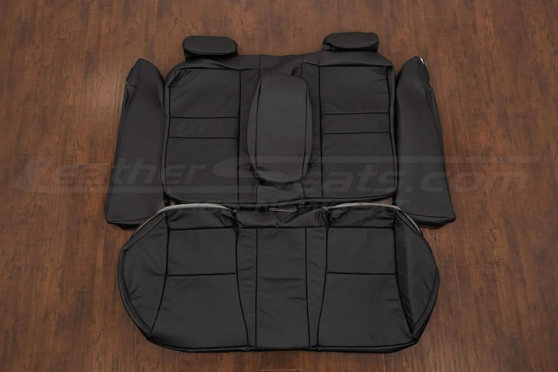 Honda Accord Leather Seat Kit - Black - Rear seat upholstery