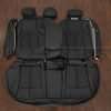 Black Hyundai Sonata leather interior kitt - Rear seat upholstery w/ Armrest and Bolsters