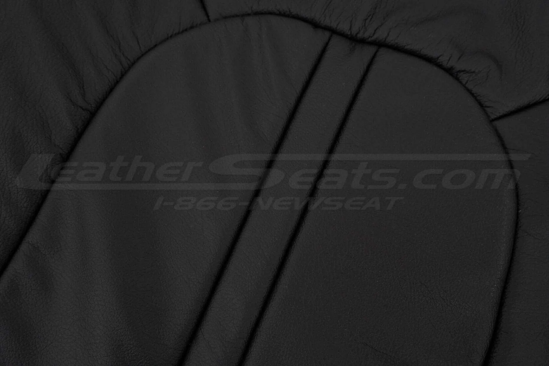 Black leather texture close-up